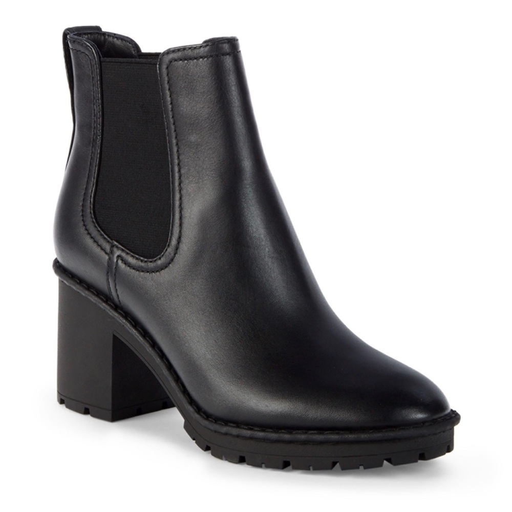 Size 8 Vince Henderson Black Leather Chelsea Boots